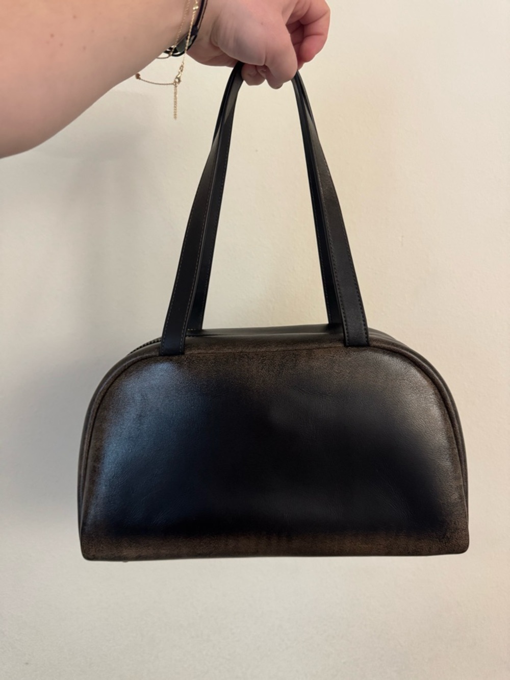 Coach Loved Leather Twin Turnlock Shoulder Bag - Picture 2 of 10